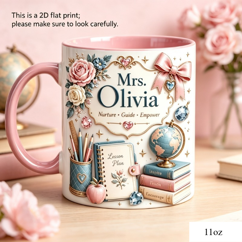 Coffee Tea Name - Tazza da caffè in ceramica personalizzata