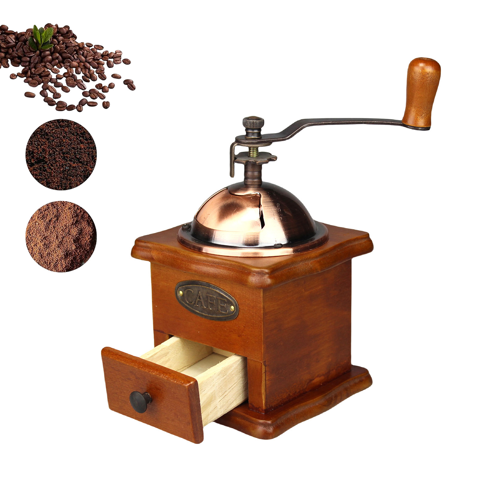 Macinacaffè manuale antico, ma - Burr Hand Grinder recensione e prezzo